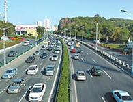 ��h��·��ͨ�����֏�(f��)��ƽ��1/3 �������ν�ͨ�`���О�